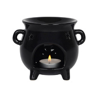 12.5CM BLACK CAULDRON OIL BURNER