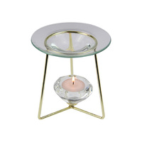 13CM GOLD CRYSTAL LOOK OIL BURNER