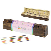 CHAKRA WOODEN INCENSE GIFT BOX 7ASST