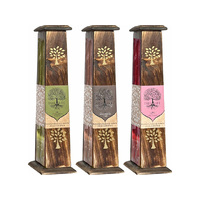 TREE OF LIFE INCENSE TOWER W/10 STICKS SOLD QTY 6