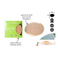 CITRONELLA SCENTED INCENSE COIL 10PK UN16