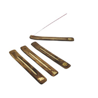 26CM WOODEN INCENSE ASH CATCHER 3ASST SOLD QTY12