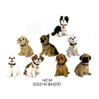 PUPPY WITH GOLD BELL 8ASST