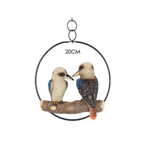20CM TWIN KOOKABURRAS IN RING