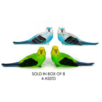 15CM BUDGIE PAPERWEIGHT SOLD IN QTY8