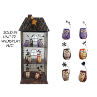 9CM MINI OWLS W/WORDG&DISPLAY UN72