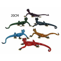 20CM MARBLE LOOK LIZARD 6ASST