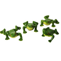 6CM GREEN TREE FROG 4ASST