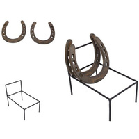 11CM LUCKY HORSESHOE W/DISPLAY OF12