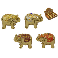 5CM GOLD LUCKY ELEPHANT UN20
