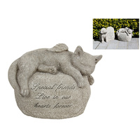 24CM CAT WITH WINGS MEMORIAL