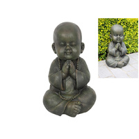 44CM SITTING GARDEN BUDDHA PRAYING MONK