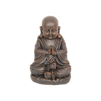 30CM PRAYING BROWN BUDDHA QTY 2