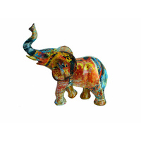 ELEPHANT WITH GRAFFITI PATTERN