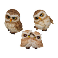 10CM CUTE OWLS 3ASST
