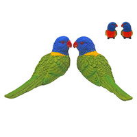 14CM RAINBOW LORIKEET PAPERWEIGHT QTY 8
