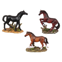 13CM HORSE ON BASE 3ASST