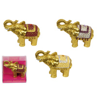 9CM LUCKY GOLD ELEPHANT UN6