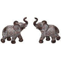 14CM STANDING ELEPHANT QTY 2