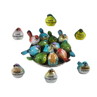 10CM MARBLE INSPIRATIONAL BIRDS UN36