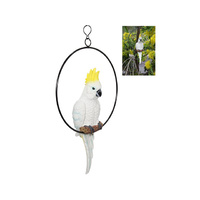 43CM COCKATOO IN 25CM RING QTY 2