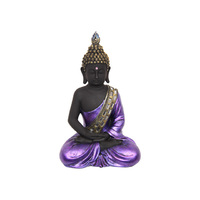 29CM BUDDHA IN ROYAL PURPLE ROBE
