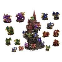 5CM COLOURED DRAGON ON LIGHTUP DISPLAY UN48