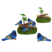 8CM WREN ON DISPLAY STAND UN36