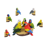 17CM BUDGEE/PARROT/LORIKEET ON DISP UN20