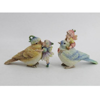 FAIRY WITH BIRD 2ASST