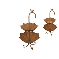 63CM ANTIQUE BIRD UMBRELLA FEEDER