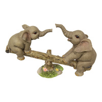 26CM ELEPHANTS ON SEESAW