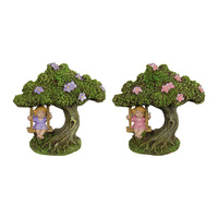 10CM FAIRY IN TREE SWING 2ASST QTY 4