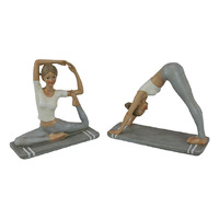 14CM LADY IN YOGA POST 2ASST