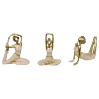 12-15CM INSPIRATIONAL YOGA LADIES 3ASST