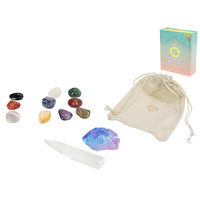 20X17CM HEALING AND WELLNESS STONE KIT