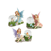 12CM FAIRY SITTING W/WATERBALL 3ASST