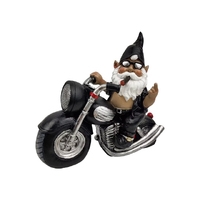 22CM BIKER GNOME ON BIKE QTY 2