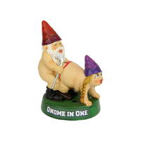 11CM RUDE GNOME COUPLE GNOME IN ONE