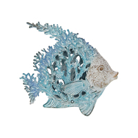 18CM FISH WITH CORAL DESIGN