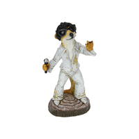 33CM STANDING ELVIS MEERKAT ROCKSTAR