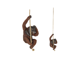 26CM ORANGUTAN HANGING ON ROPE