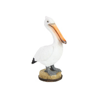 21CM STANDING PELICAN ON LOG QTY 2