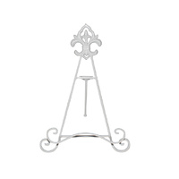 METAL WHITE EASEL STAND 26X17X34CM