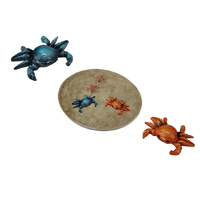 9CM MARBLE CRAB ON DISPLAY 2ASST UN24