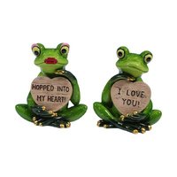 9X7CM FROG LOVE MARBLE LOOK 2ASST SOLD QTY 6