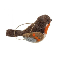 FELT BIRD 16X7X10CM SOLD QTY12