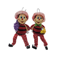 LADYBIRD SHELF SITTERS 2ASST SOLD IN QTY8