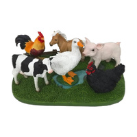 11CM FARMYARD ANIMALS 6ASST UN24