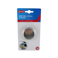 PILL CASE METAL 3 SECTION